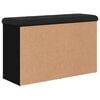 vidaXL Schoenenbank 82x32x50 cm bewerkt hout zwart