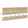vidaXL Wandgemonteerde kapstok met plank Sonoma Eiken 90 x 15 x 36 cm