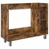 vidaXL Golfkast met wiel Effen Gerookt eiken 120 x 45 x 98 cm