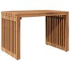 vidaXL Tuin Bijzettafel Bruin 50 x 32.5 x 35 cm Massief teakhout