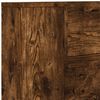 vidaXL Hoofdbord Kast met LED Gerookt eiken 180 x 16,5 x 103,5 cm