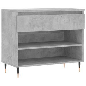 vidaXL Schoenenkast 70x36x60 cm bewerkt hout betongrijs
