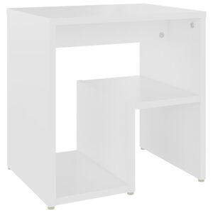 vidaXL Nachtkastje 40x30x40 cm bewerkt hout wit