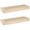 vidaXL Pallet Kussen Set 2 pcs Beige 120 x 40 x 8 cm Oxford stof