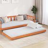 vidaXL Bedframe Wasbruin 80 x 200 cm Massief grenenhout
