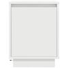 vidaXL Nachtkastjes met led-verlichting 2 st 38x34x50 cm wit