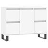 vidaXL Badkamerkast 80x33x60 cm bewerkt hout wit