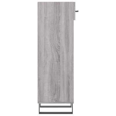 vidaXL Schoenenkast 30x35x105 cm bewerkt hout grijs sonoma eikenkleur