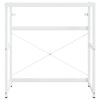 vidaXL Wastafelframe 79x38x83 cm ijzer wit