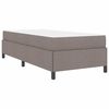 vidaXL Boxspringbed Taupe 80 x 200 cm Stof