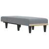 vidaXL Chaise longue stof lichtgrijs