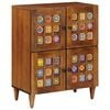 vidaXL Dressoir Walnotenhout 60 x 33 x 75 cm Massief Mango Hout