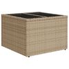 vidaXL Tuin Sofa Set met opslag 9 pcs Beige poly rattan