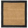 vidaXL Gebied Tapijt Donkergrijs 200 x 200 cm Jute
