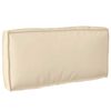 vidaXL Kussen Beige 80 x 40 x 12 cm Oxford Stof