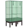 vidaXL Plantenbak verhoogd met kashoes 80x40x140 cm rattanlook