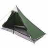 vidaXL Backpacking Tent 222 x 85 x 125 cm Groen