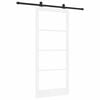 vidaXL Schuifdeur ORKDAL 93 x 211 cm Massief grenenhout en glas
