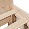 vidaXL Bedframe zonder matras massief grenenhout 120x200 cm