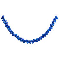 vidaXL Kerstslinger ballen 175 cm polystyreen blauw