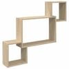 vidaXL Wandplank Muurmontage Sonoma Eiken 91,5 x 15 x 76 cm