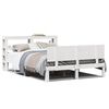 vidaXL Bedframe met hoofdeinde zonder matras 120x200 cm wit