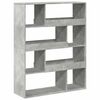 vidaXL Boekenkast 100x33x125,5 cm bewerkt hout betongrijs