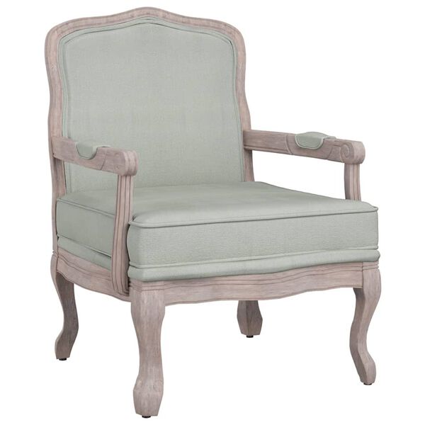 vidaXL Fauteuil 64x64x90 cm fluweel lichtgrijs