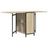 vidaXL Eettafel 144 x 60 x 75 cm Bewerkt hout Sonoma Eiken Rechthoekig