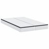 vidaXL Matras 2 pcs Wit en Grijs 60 x 200 cm Bonell Veer