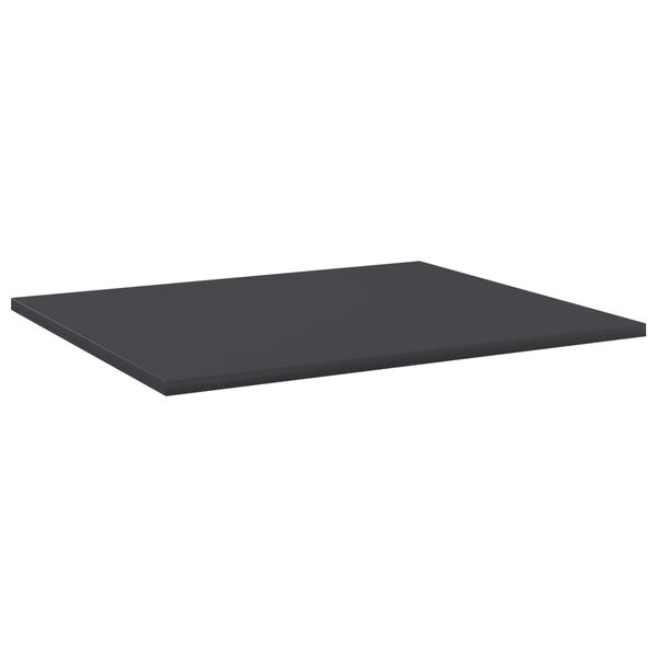 vidaXL Wandschappen 4 st 60x50x1,5 cm spaanplaat grijs