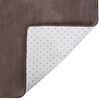 vidaXL Vloerkleed teddy 230x160 cm taupe