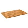 vidaXL Badmat Effen Bruin 80 x 50 cm Massief Acaciahout