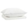 vidaXL 90% ganzen dons dekbedset FULDA 2 st 150 x 200 cm Zomer 100 GSM