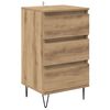 vidaXL Dressoir Artisan Eiken 40 x 35 x 70 cm Gemonteerd hout en ijzer