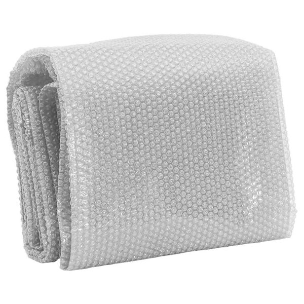 vidaXL Zwembadfolie solar drijvend 260x160 cm PE grijs