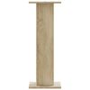 vidaXL Speakerstandaards 2 st 30x30x80 cm bewerkt hout sonoma eiken