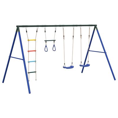 vidaXL Schommelset met schommels, trapeze en ladder
