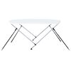 vidaXL Biminitop 2-boogs 180x150x110 cm wit