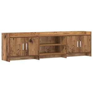 vidaXL TV-kast 168 x 33 x 47 cm Oud hout Bewerkt hout