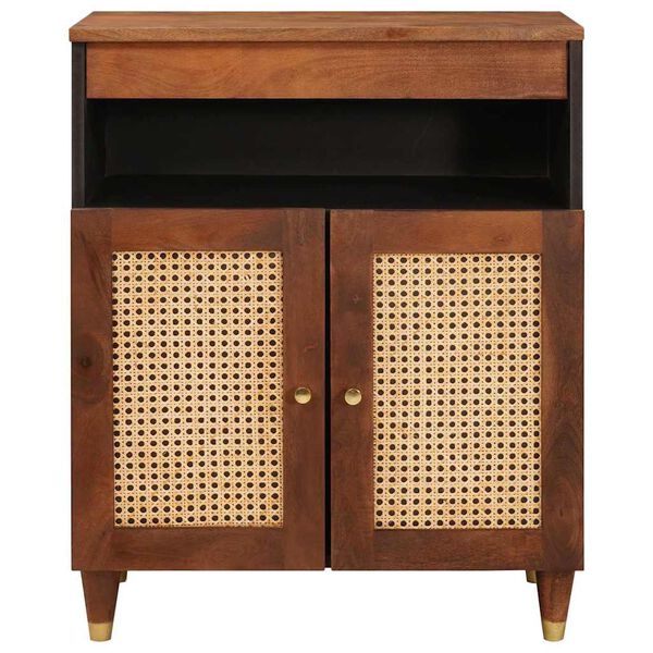 vidaXL Bijzetkast Bruin 60 x 33,5 x 75 cm Massief Mango Hout