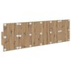 vidaXL Hoofdbord Met Kast met lade 3 pcs Artisan Eiken Bewerkt hout