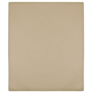 vidaXL Hoeslaken jersey 90x200 cm katoen taupe