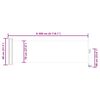 vidaXL Tuinscherm uittrekbaar 80x300 cm rood