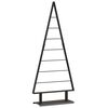 vidaXL Metalen kerstboom Zwart 125,5 cm Staal