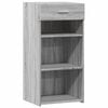 vidaXL Dressoir 45x42,5x93 cm bewerkt hout grijs sonoma eikenkleurig