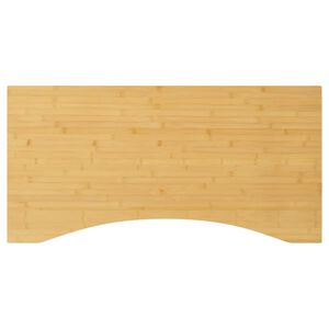 vidaXL Bureaublad 110x55x2,5 cm bamboe