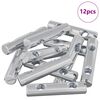 vidaXL Moer 12 st Verzinkt 60 x 12 mm IJzer