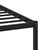 vidaXL Bedframe zonder matras metaal bruin eikenkleurig 75x190 cm