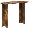 vidaXL Wandtafel Gerookt eiken 100 x 39,5 x 75 cm Bewerkt hout